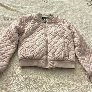 A  light pink coa/size S/warm/comfy
